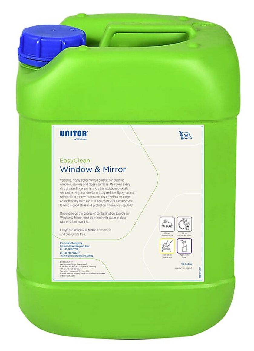 Unitor EasyClean Window&Mirror - 10ltr