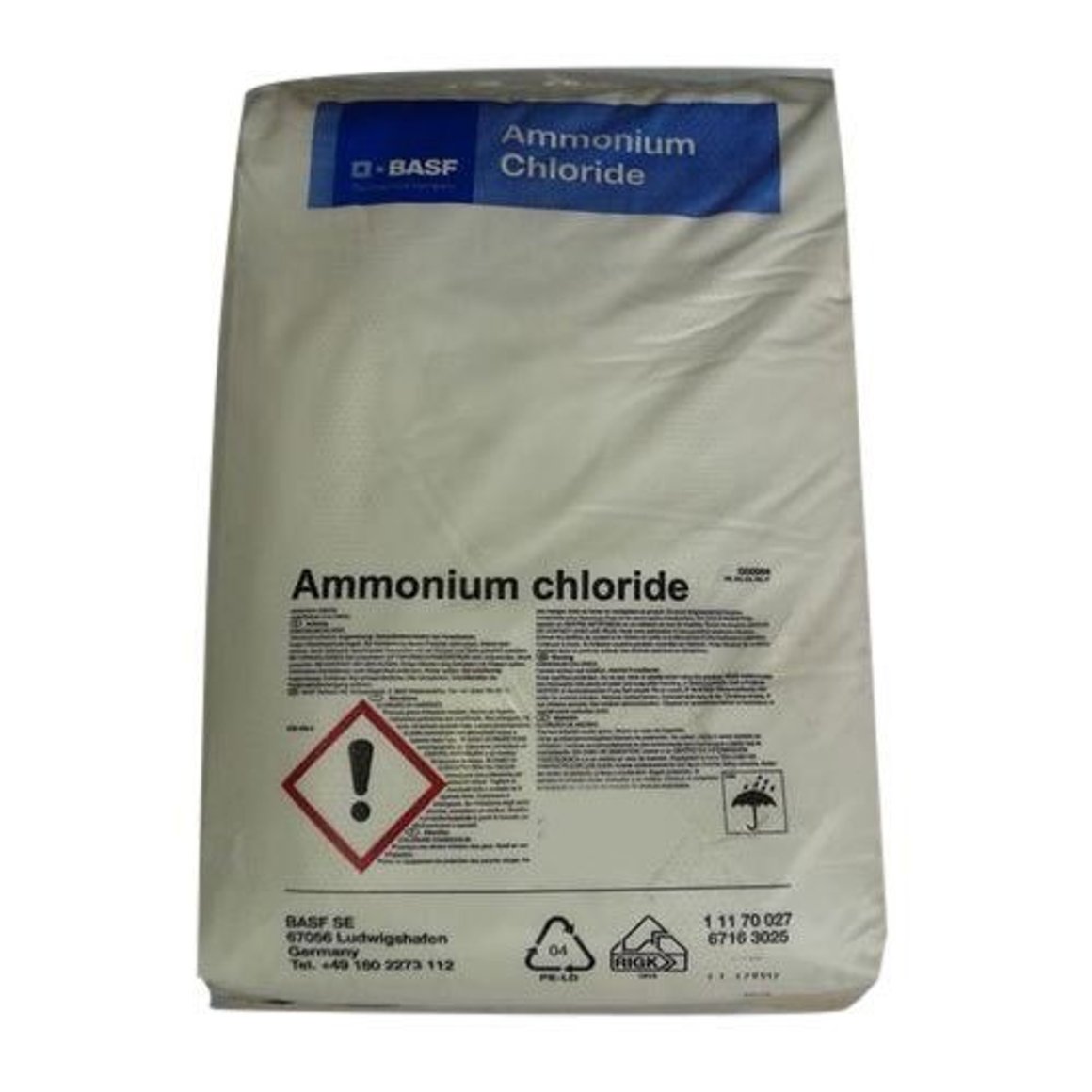 Ammonium Chloride, BASF - 25kg
