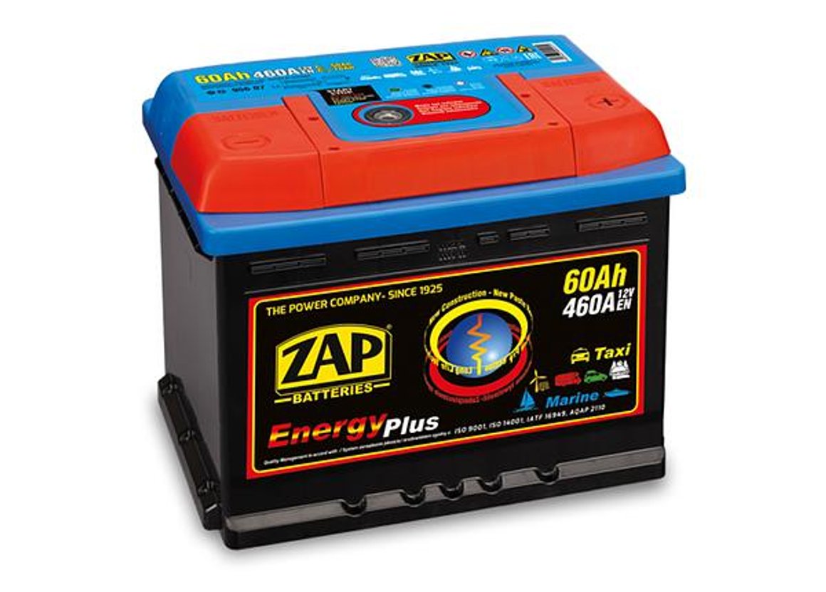 ZAP Energy Plus 60Ah/480A 956-07