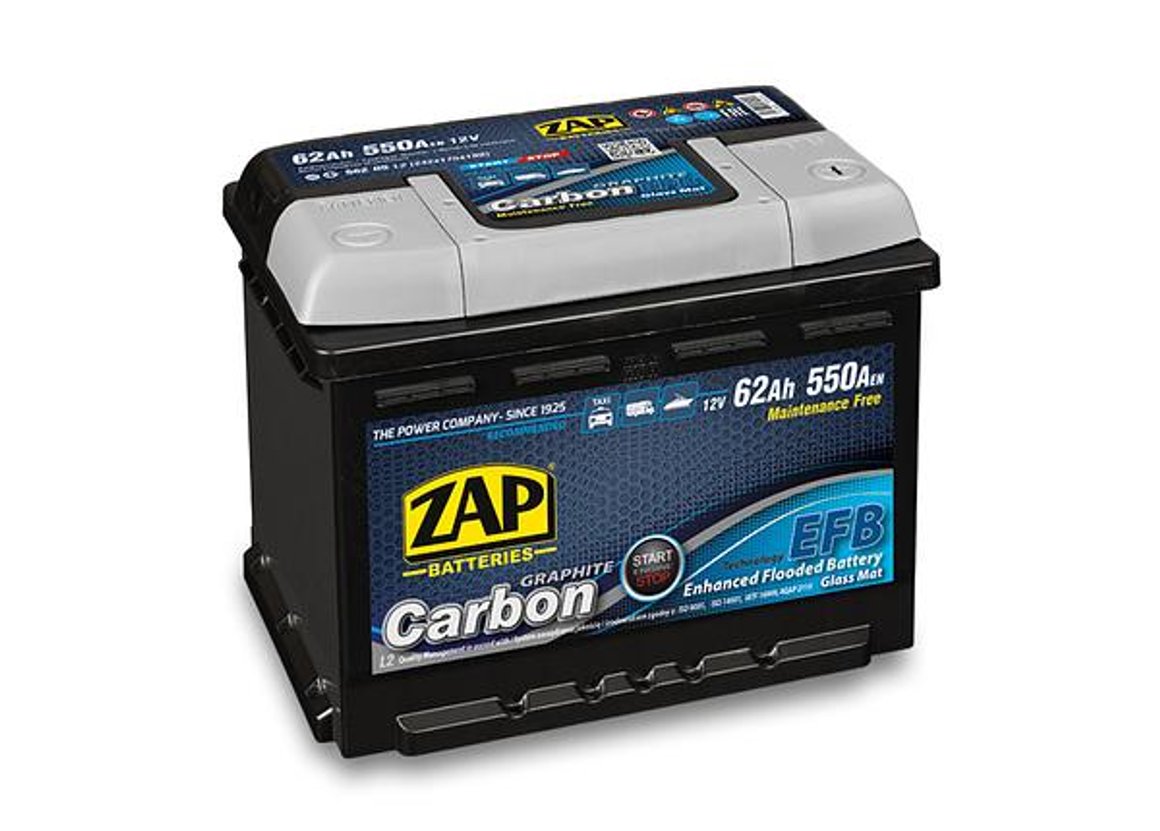 ZAP Carbon EFB 62Ah/560A 562-05