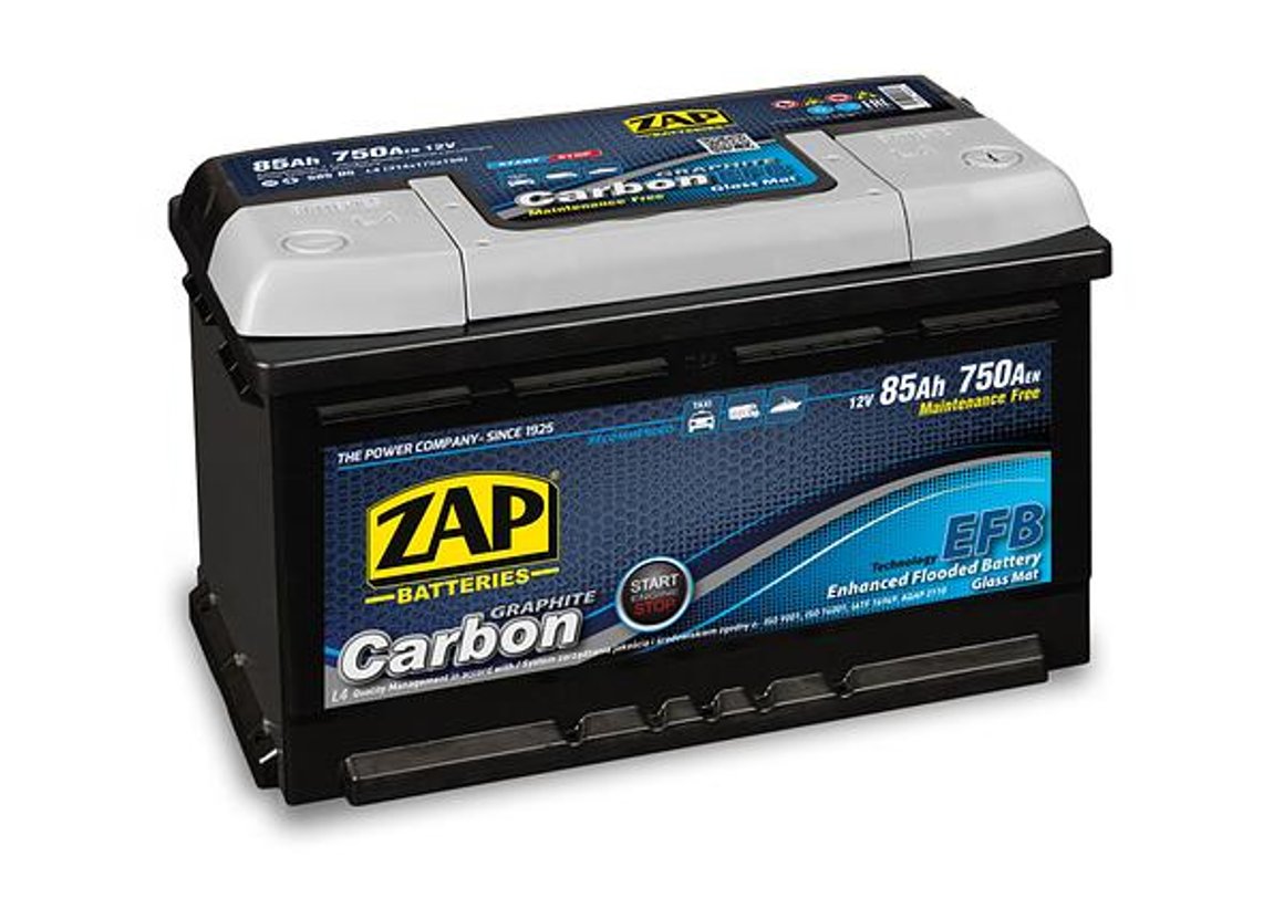 ZAP Carbon EFB 585 05 Rafgeymir 85Ah