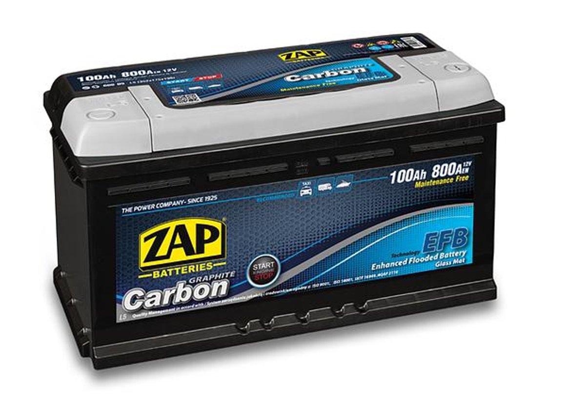 ZAP Carbon EFB 600 05 Rafgeymir 100Ah