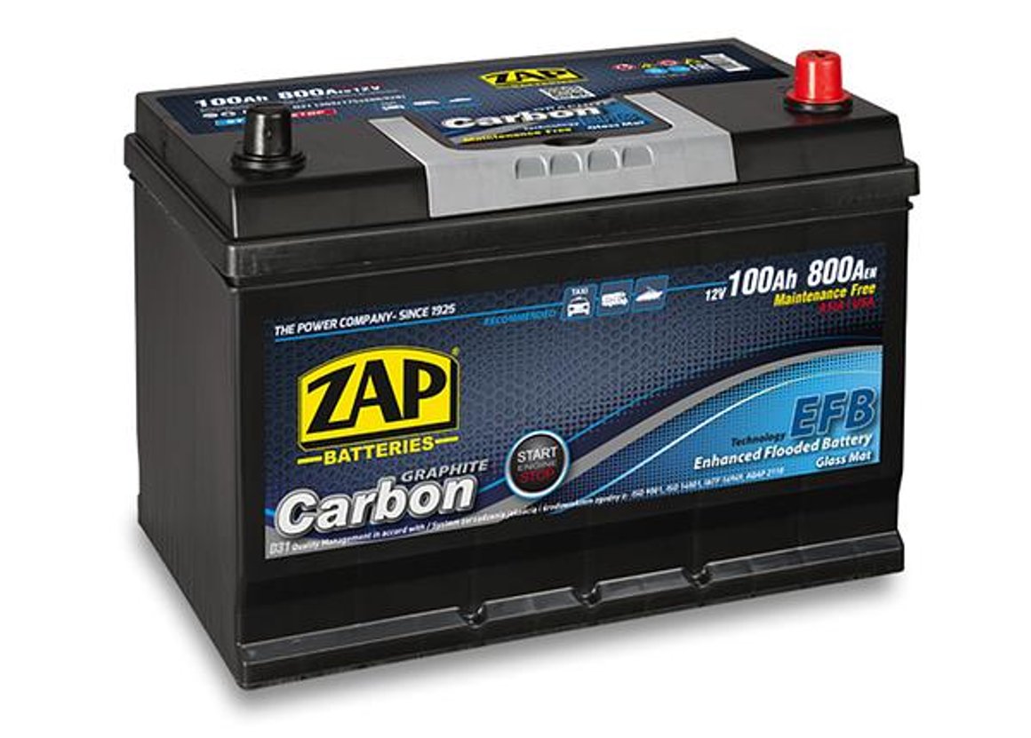 ZAP Carbon EFB 600 46 Rafgeymir 100Ah