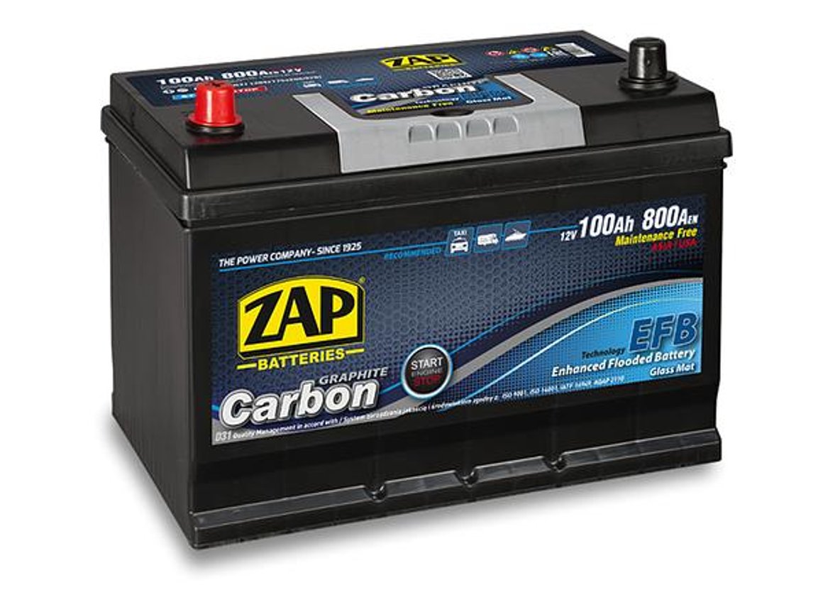 ZAP Carbon EFB 600 47 Rafgeymir 100Ah