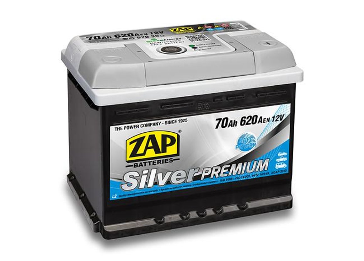 ZAP Silver Premium 70Ah/620A 570 35