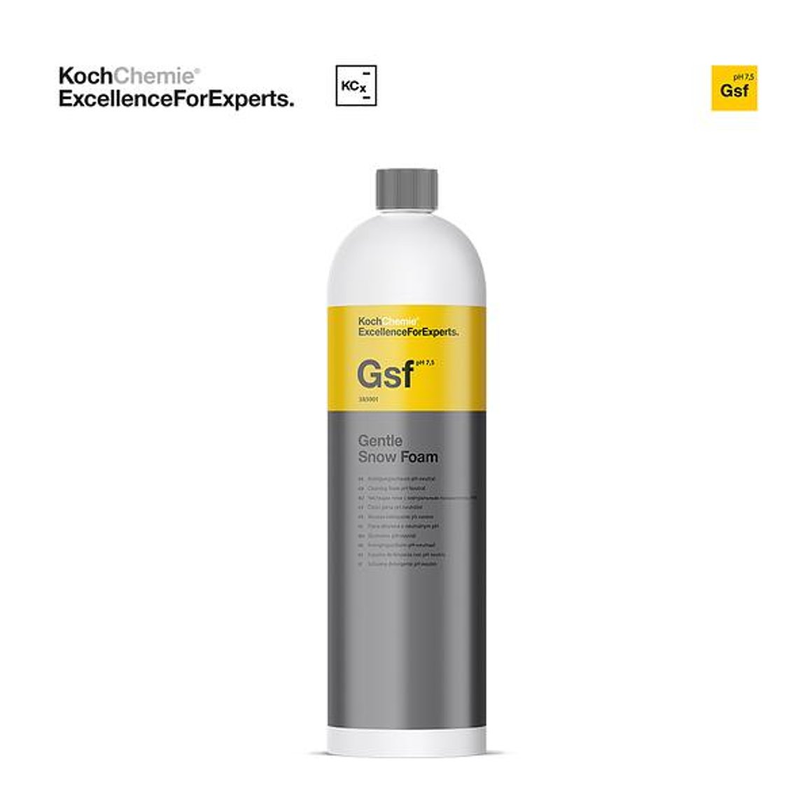KCx Gentle Snow Foam (Gsf) 1ltr