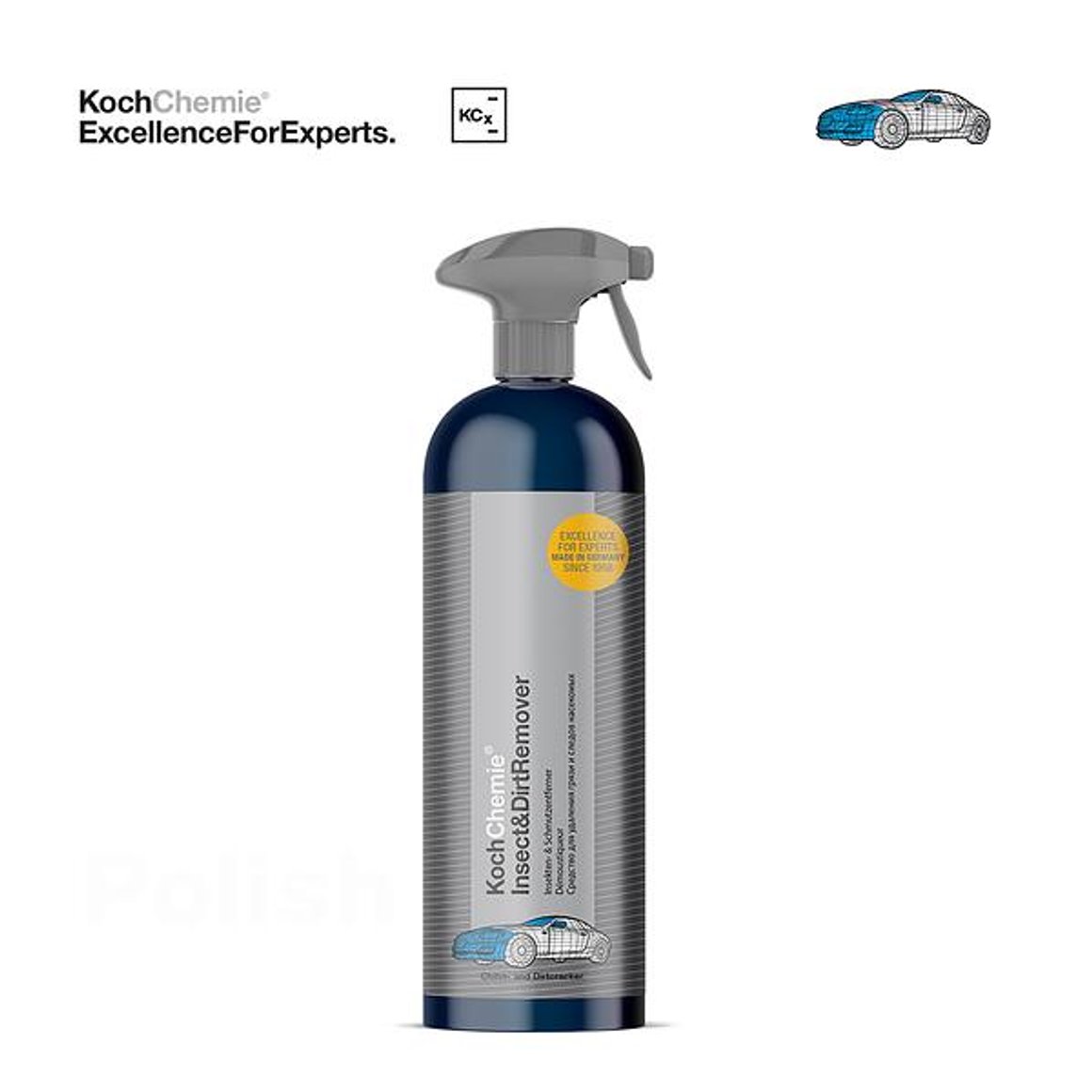 KCx Insect and Dirt Remover (flugnahreinsir) 750ml Bláa