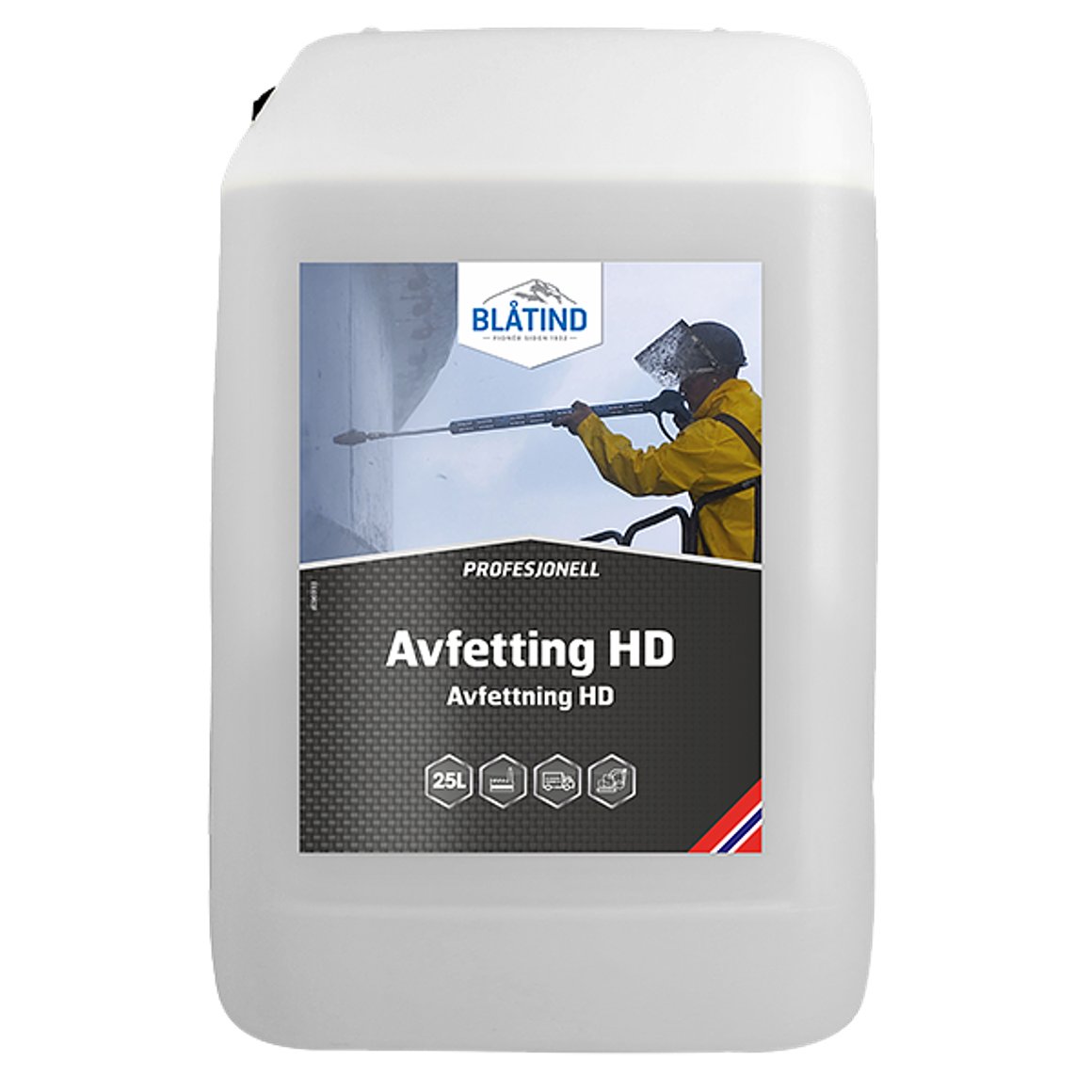 Tjöru- og olíuhreinsir Blatind HD 25 ltr.